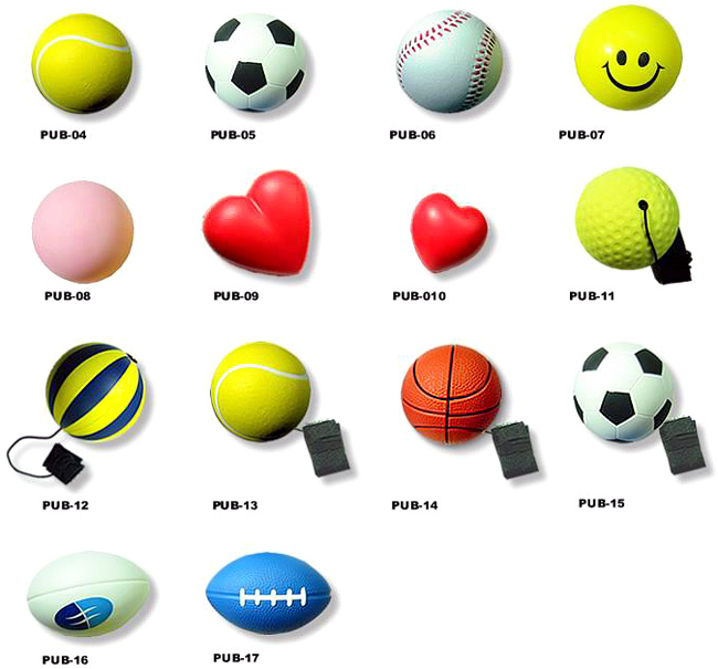 football ball logo. Stress Ball in Football Shape
