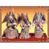 Chinese Opera Figurines (Chou Tsang、 Kuan Yu、Kuan Ping)