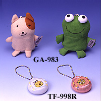 Dancing Pets For Handy Phone Accessory, Mobile Phone Accessory-Flashing & Animal Sound Key Holder