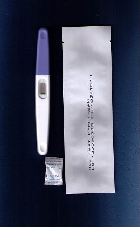 One Step Pregnancy Test (HCG test) midstream