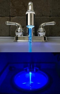 led faucet light w/CE,ROHS