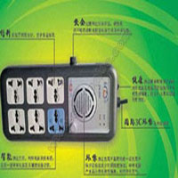 Radiation eliminate and anion generate and power save socket