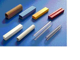 Irregular-shaped plastic extrusion products, plastic tubes and strips, aluminum foil decorative strips