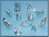pewter game piece-chess