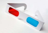 3D paper glasses