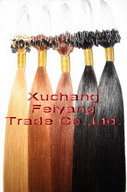 Pre-bonded hair extension/keratin hair extension/Glue tipped hair extension(U/V/INail/Micro ring glue tip hair extension)