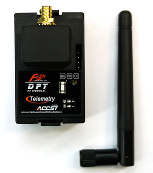 two way communication transmitter and has great  compatibility with Futaba , wfly and Hitech