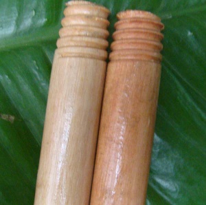 wooden broom handle