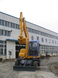 CE Approved Hydraulic Wheeled Excavator(8t)