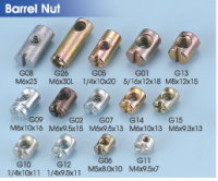 barrel nut cross dowel
