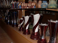 ceramic sport trophy, sport awards
