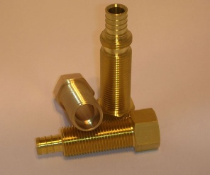 precision cnc machined brass parts