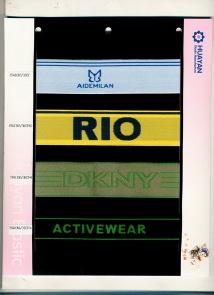 Elastic for garments and undergarments