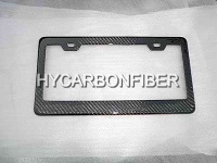 carbon fiber America license frame plate