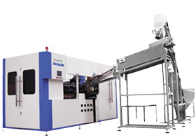 6 cavities fully automatic blow moulding machine