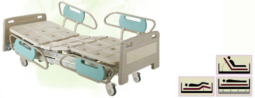 electric bed, emergency trolley