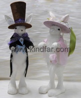 Easter Decoration-Easter Bunny Couple