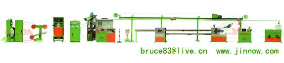 Cable extrusion line