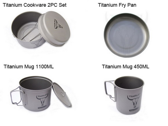 titanium camping cookware