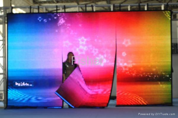 soft/flexible LED display for stage and DJ lighting
