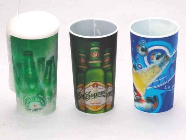 3D lenticular cup and plastic cup