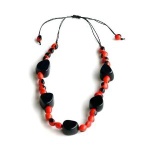 Tagua and Huayruro Necklace