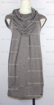 Designer Women Lady Wool Top European Knit Dress Garment