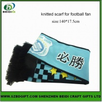 knitted scarf for football fan