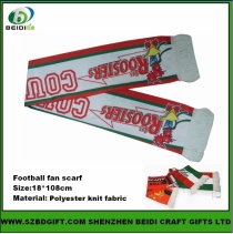 designer football fan scarf