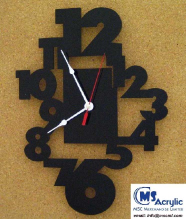 Digit Wall Clock, (M692) - M692
