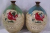 Ceramic Cardinal Flower Pot --12"H 