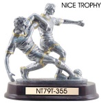 Polyresin Trophy/Award/Promotion/Resinic/Prize/Football/Player/Soccer/Statue