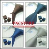 Silk neckties set 100% silk ties,hankychief,cufflinks