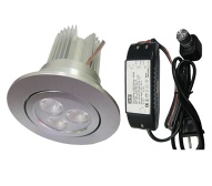 dimmable LED down light 3X3W