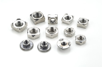 Stainless steel weld nuts and Steel weld nuts