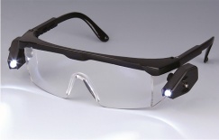 SAFETY GOGGLE WITH LED LIGHT
