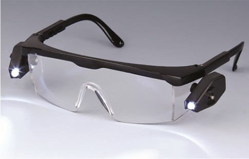 safety goggle with LED