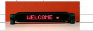 led GPRS GSM wireless moving sign