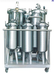 Anti-frication & Anti-corrosive Stainless Steel Cooking / Vegetable Vacuum Oil Purifier Machine