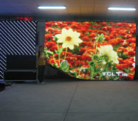 P25mm Full color Soft LED display for stage background lighting, LED display.