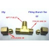 BRASS COMPRESSION PIPE FITTING