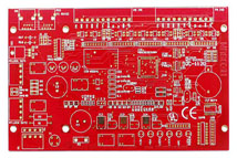 Red Solder Mask HAL PCB (RoHS & UL) 