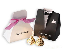 favor box and gift box for wedding party