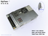 5V40A ultra-thin switch power supply, 200W  input voltage 110V/230V.