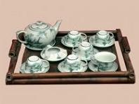 Ceramic set of tea cup