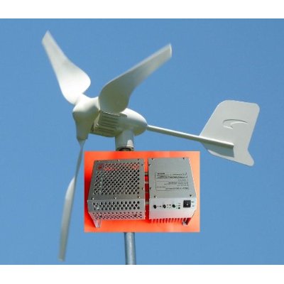 Windmax HY400-3 450 Watt Max 12-Volt 3-Blade Residential Wind Generator Kit