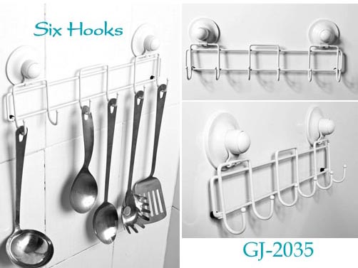 KST/GJ-2035 multipurpose hooks with suction cup
