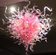 Art glass chandelier