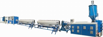 PE water gas pipe production line