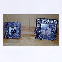 Hand Painted Polyresin Photo Frame
